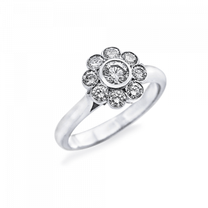 21150-Fiore ladies white gold diamond ring