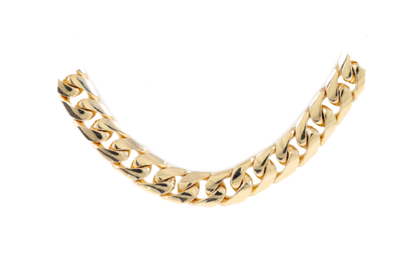 30954-9ct Yellow gold curb