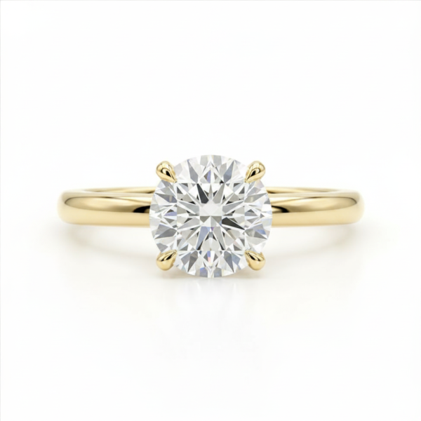 brilliant cut engagement ring