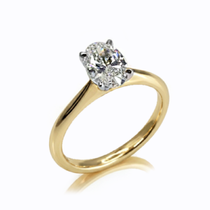yellow gold pedro oval cut solitaire 31012