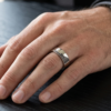 black diamonds mens ring 28918 on model