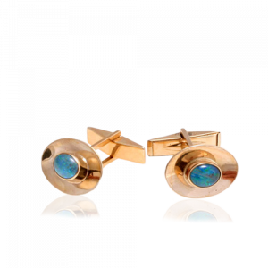 9ct gold opal cufflinks