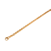18ct yellow gold figure 8 bracelet