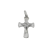 white gold crucifx cross