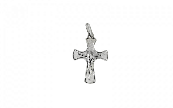 white gold crucifx cross