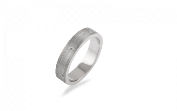 mens diamond ring white gold