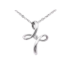 white gold diamond set cross modern 28520