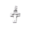 18ct white gold cross