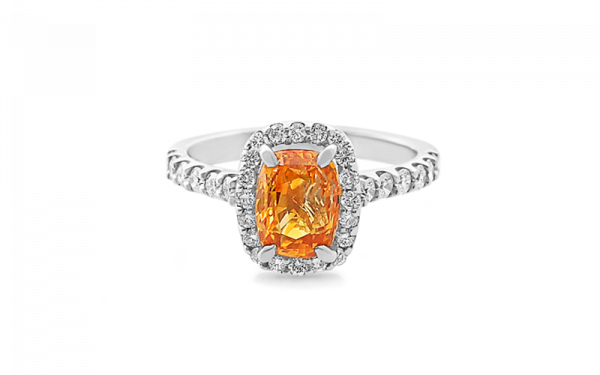 29737yellow sapphire diamond ring