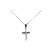 white gold diamond set cross 29754