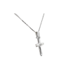 white gold diamond set cross 29754 b