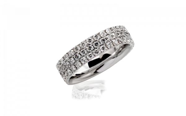 Diamond set wedding ring and anniversary ring. Adelia design by Renato Jewellers