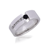 mens diamond ring black diamonds