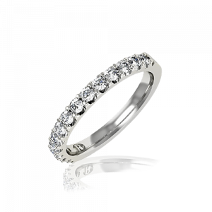 azalea-white gold wedding ring