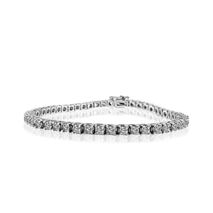 Diamond-tennis-bracelet white gold