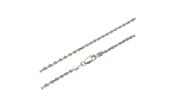 rope chain white gold- 06291 B