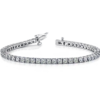 Tennis Bracelet white gold 4.09 carat