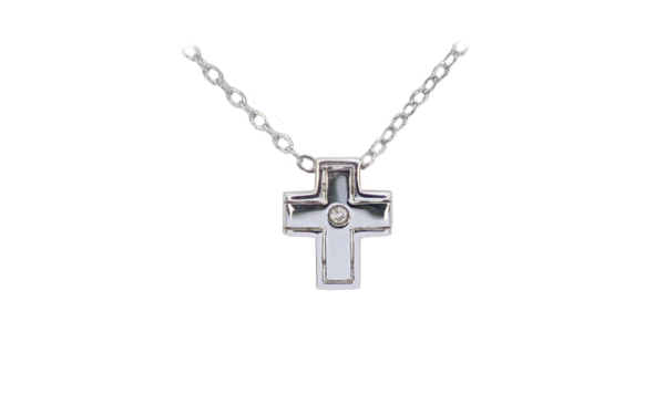 26197 diamond set cross