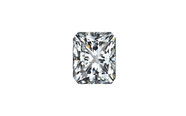 Lab grown 2 carat radiant cut diamond