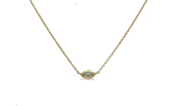 31199 marquise diamond pendant