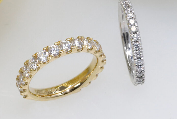 wedding rings and eternity rings azalea design