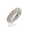 30303 white and yellow diamonds