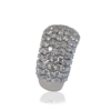 30818 B claw set band diamond set