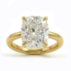 cushion cut solitaire engagement ring