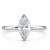 marquise cut diamond solitaire ring