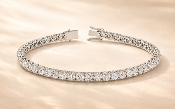 white gold tennis bracelet