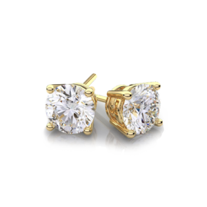 0.20ct yellow gold diamond studs 31270