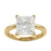 princess cut solitaire engagement ring