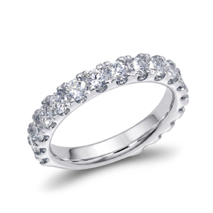 18ct white gold ladies diamond ring azalea design with brilliant cut diamonds