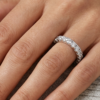 18ct white gold ladies diamond ring azalea design with brilliant cut diamonds