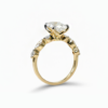 oval lab grown diamond ring