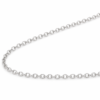 9ct White Gold Trace Diamond Cut Chain